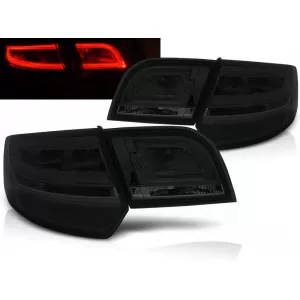 LED TAIL LIGHTS SMOKE fits AUDI A3 8P 04-08 SPORTBACK