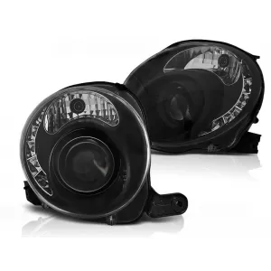 FIAT 500 07-15  BLACK LED