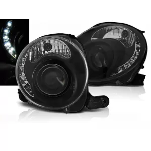 FIAT 500 07-15  BLACK LED