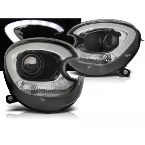 XENON HEADLIGHTS TUBE LIGHT BLACK fits BMW MINI (COOPER) R60 R61 COUNTRYMAN 10-16