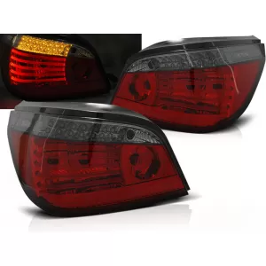 LED TAIL LIGHTS RED SMOKE SEQ fits BMW E60 07.03-07