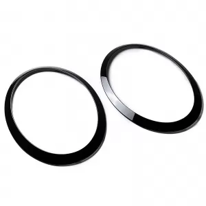 Headlight Trim Rings Gloss Black for Mini Cooper F55 F56 F57 2014-2018-image-6276837
