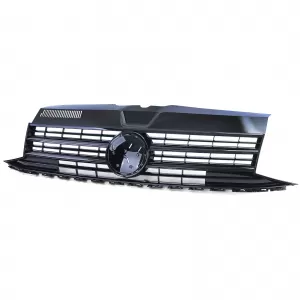 Griglia del radiatore nera lucida per emblema adatta per VW T6 Bus Transporter 15-19-image-6276841