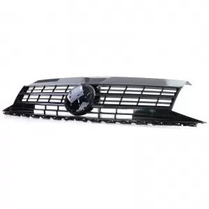 Griglia del radiatore nera lucida per emblema adatta per VW T6 Bus Transporter 15-19-image-6276843