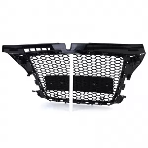 Honeycomb Sport Grille Gloss Black without Emblem for Audi A3 8P 08-13-image-6276877
