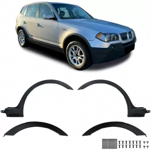image-75-Sárvédő szélesítés kerékjárati ív garnitúra 4-részes BMW X3 E83 03-10