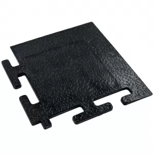 RAMROXX Corner Piece for Performance PVC Floor Tile Black 6x6cm