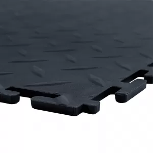 RAMROXX Performance PVC Tile Showroom Garage Floor Black 50x50cm-image-6276978