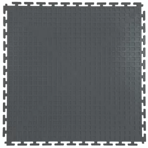 RAMROXX Performance PVC Tile Showroom Floor Ribbed Floor Grey 50x50cm-image-6276986
