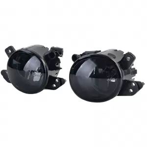 Clear glass fog lights black for Mercedes E-Class W212 C207 A207 GLA X156-image-6277043