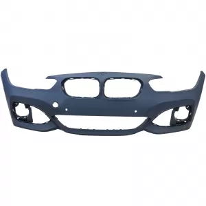 Paraurti anteriore sportivo completo di accessori adatto per BMW Serie 1 F20 F21 LCI 15-20-image-6277048