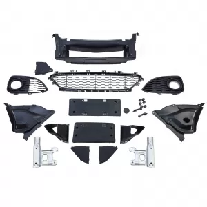 Paraurti anteriore sportivo completo di accessori adatto per BMW Serie 1 F20 F21 LCI 15-20-image-6277049