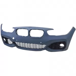 Paraurti anteriore sportivo completo di accessori adatto per BMW Serie 1 F20 F21 LCI 15-20-image-6277051