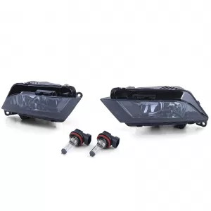 Nebelscheinwerfer Schwarz Smoke für Seat Ibiza 6J 6P Leon 5F Toledo 2012-2020-image-6277064