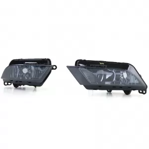 Nebelscheinwerfer Schwarz Smoke für Seat Ibiza 6J 6P Leon 5F Toledo 2012-2020-image-6277066