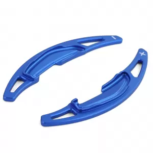 Shift paddles paddles aluminum blue suitable for BMW M5 F90 M6 F06 F12 F13-image-6277083