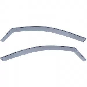 Wind deflector rain guard wind protection black smoke for Audi A4 8K B8 07-15-image-6277136