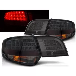 LED TAIL LIGHTS SMOKE fits AUDI A3 8P 04-08 SPORTBACK