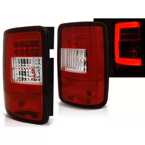 LED BAR TAIL LIGHTS RED WHIE fits VW CADDY 03-03.14