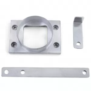 Aluminum power intake pipe set polished universal for sports air filter-image-6277200