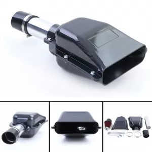 Sport air filter airbox air intake carbon look for Peugeot 206 2.0 16V from 98-image-6277220