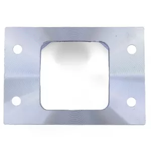 Power pipe sports air filter connection adapter round 70mm to square 100x70mm-image-6277256