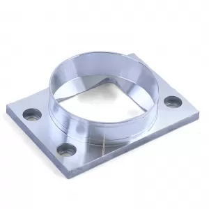 Power pipe sports air filter connection adapter round 70mm to square 100x70mm-image-6277257