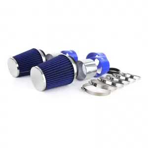 Air Intake Kit with Blue Sport Air Filter for Mercedes W204 C300 C350 V6-image-6277280