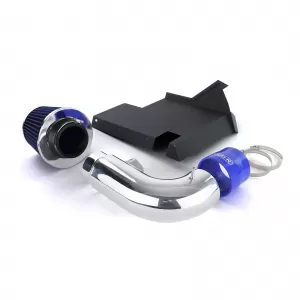 Air intake with blue sports air filter fits 3 Series BMW E90 E92 E81 E87 2.8 3.0-image-6277287