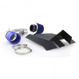Air intake with blue sports air filter fits 3 Series BMW E90 E92 E81 E87 2.8 3.0-image-6277289
