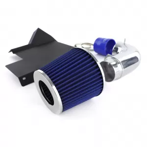 Air intake with blue sports air filter fits 3 Series BMW E90 E92 E81 E87 2.8 3.0-image-6277290