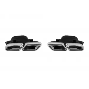 Exhaust Muffler Tips suitable for Mercedes S-Class W222 E-Class W212 S212 Facelift CLS W218 SL-Class R231 E63 S63 SL65 Design