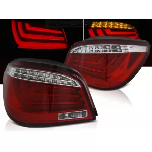 LED BAR TAIL LIGHTS RED WHIE fits BMW E60 07.03-02.07