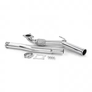 Motorsport stainless steel downpipe for Audi A3 TT VW Golf 5 6 Jetta Scirocco Tiguan-image-6277352