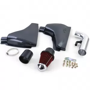 Ram Air Intake Airbox Carbon Look with Sports Air Filter for Citroen Saxo 96-04-image-6277360