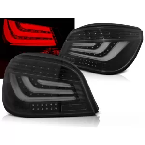 LED BAR TAIL LIGHTS BLACK fits BMW E60 07.03-02.07