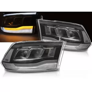 LED HEADLIGHTS DRL fits DODGE RAM 09-18