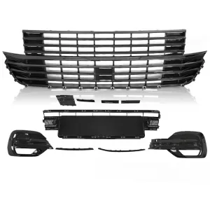 image-78-Hűtőrács lökhárító elemmel fényes fekete VW T6.1 20-