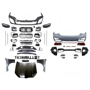 image-36-Body Kit BMW 7 F01 (2008-2015) modellekhez, G12 facelift dizájnra alakításhoz