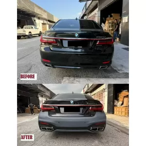 Kit carrosserie pour BMW Série 7 F01 2008-2015 Conversion au design G12 restylé-image-6329898