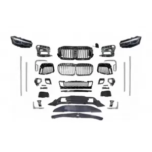 Kit carrosserie pour BMW Série 7 F01 2008-2015 Conversion au design G12 restylé-image-6337975