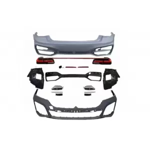 Kit carrosserie pour BMW Série 7 F01 2008-2015 Conversion au design G12 restylé-image-6337976