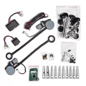 Electric window regulator set for 2 doors, universally applicable-image-6277885