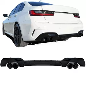 image-79-Diffúzor dupla kipufogóvég jobb bal karbon BMW 3-as G20 G21 318 320 modellhez