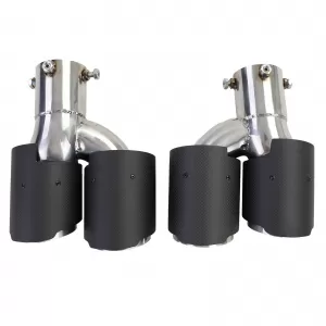 Diffúzor dupla kipufogóvég jobb bal karbon BMW 3-as G20 G21 318 320 modellhez-image-6277915