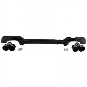 Diffúzor + dupla kipufogóvég jobb bal fekete BMW 3-as G20 G21 318 320-image-6277926