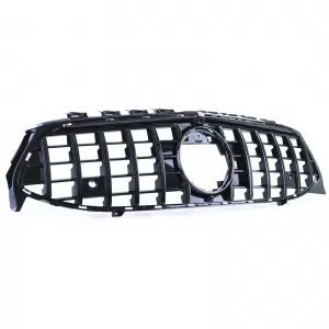 Radiator grille sport look black gloss suitable for Mercedes CLA C118 from 19-image-6277936