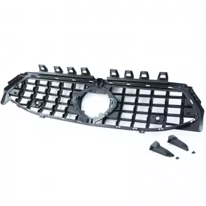 Radiator grille sport look black gloss suitable for Mercedes CLA C118 from 19-image-6277940