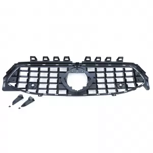 Radiator grille sport look black gloss suitable for Mercedes CLA C118 from 19-image-6277941