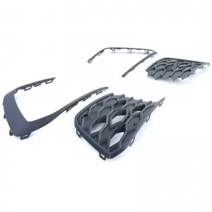 Sportliche Frontschürze mit Grill und LED-Nebelscheinwerfern, geeignet für VW Golf 8, einschließlich GTI ab 19-image-6277962